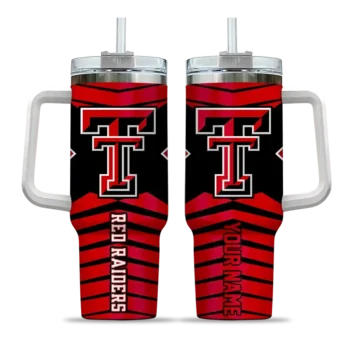 custom texas tech red raiders chevron layers red curved tumbler best selling.webp
