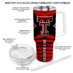 custom texas tech red raiders chevron layers red curved tumbler best selling.webp