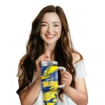 custom toledo rockets abstract paths blue curved tumbler best selling.webp