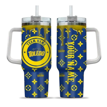 custom toledo rockets bullseye drips blue curved tumbler best selling.webp