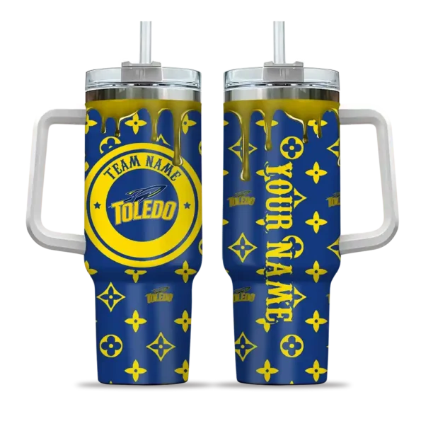 custom toledo rockets bullseye drips blue curved tumbler best selling.webp