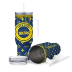 custom toledo rockets bullseye drips blue curved tumbler best selling.webp
