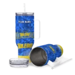 custom toledo rockets geometric prism blue curved tumbler best selling.webp