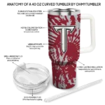 custom troy trojans burst swirl red curved tumbler best selling.webp