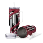 custom troy trojans claw cut red black curved tumbler best selling.webp
