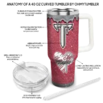 custom troy trojans heart helmet motif red curved tumbler best selling.webp