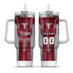 custom troy trojans hexagon armor red curved tumbler best selling.webp