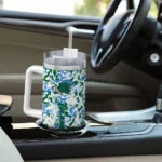 custom tulane green wave camo mashup green white curved tumbler best selling.webp