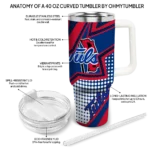 custom tulsa golden hurricane arrow burst blue curved tumbler best selling.webp
