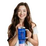 custom tulsa golden hurricane geometric prism blue curved tumbler best selling.webp