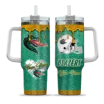 custom uab blazers heart helmet motif green curved tumbler best selling.webp