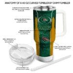 custom uab blazers hexagon armor green curved tumbler best selling.webp