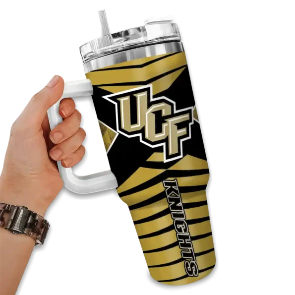 custom ucf knights chevron layers gold curved tumbler fashion forward.webp