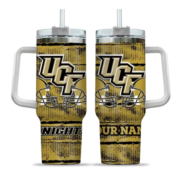 custom ucf knights honey streaks gold curved tumbler best selling.webp