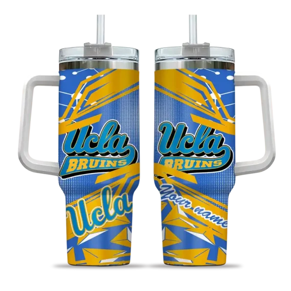 custom ucla bruins abstract paths blue curved tumbler best selling.webp