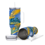custom ucla bruins abstract paths blue curved tumbler best selling.webp