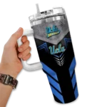 custom ucla bruins arrow armor blue black curved tumbler best selling.webp