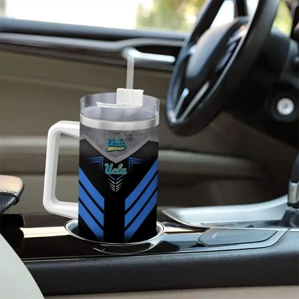 custom ucla bruins arrow armor blue black curved tumbler trendy.webp