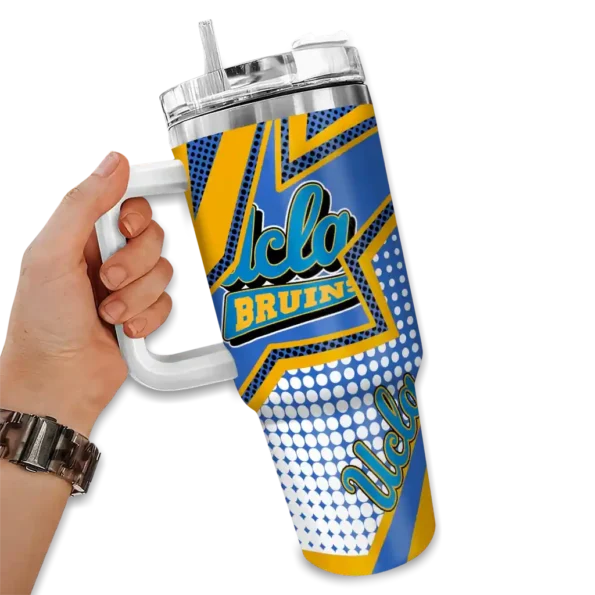 custom ucla bruins arrow burst blue curved tumbler fashion forward.webp
