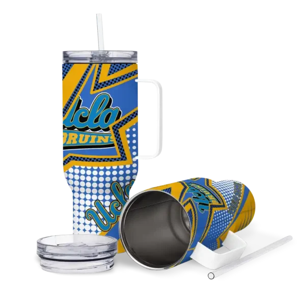custom ucla bruins arrow burst blue curved tumbler high quality.webp