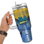 custom ucla bruins chevron stripe blue curved tumbler best selling.webp
