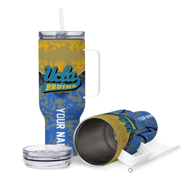 custom ucla bruins chevron stripe blue curved tumbler high quality.webp
