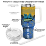 custom ucla bruins chevron stripe blue curved tumbler best selling.webp