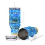 custom ucla bruins geometric prism blue curved tumbler best selling.webp