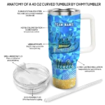 custom ucla bruins geometric prism blue curved tumbler best selling.webp