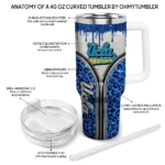 custom ucla bruins leopard zipper blue curved tumbler best selling.webp