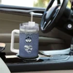 custom uconn huskies heart helmet motif blue curved tumbler best selling.webp