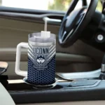 custom uconn huskies hex texture blue curved tumbler best selling.webp