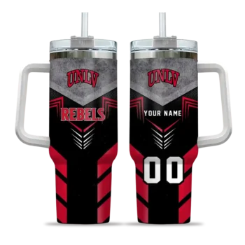 custom unlv rebels arrow armor red black curved tumbler best selling.webp