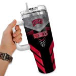 custom unlv rebels arrow armor red black curved tumbler best selling.webp