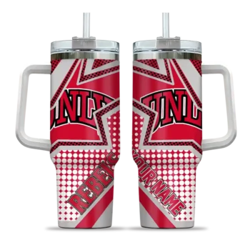 custom unlv rebels arrow burst red curved tumbler best selling.webp