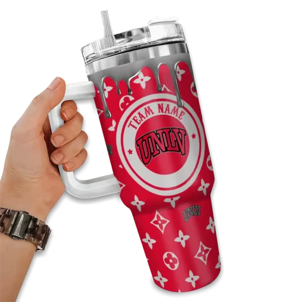 custom unlv rebels bullseye drips red curved tumbler fashion forward.webp