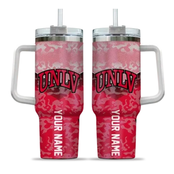 custom unlv rebels chevron stripe red curved tumbler best selling.webp