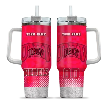custom unlv rebels geometric prism red curved tumbler best selling.webp
