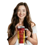 custom usc trojans hexagon armor red curved tumbler best selling.webp