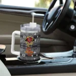 custom usc trojans superman shield red gray curved tumbler best selling.webp