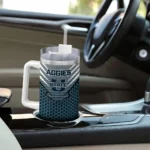 custom utah state aggies hex texture navy curved tumbler best selling.webp