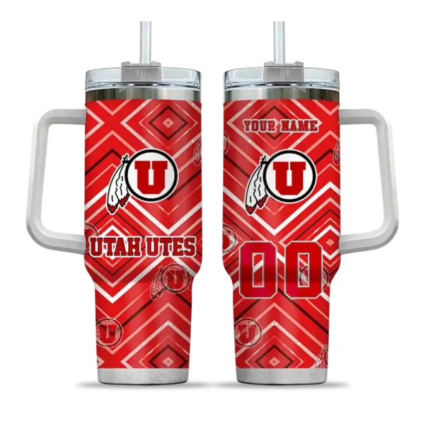 custom utah utes bold diamonds red curved tumbler best selling.webp