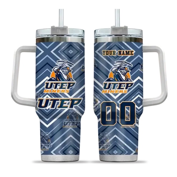custom utep miners bold diamonds blue curved tumbler best selling.webp