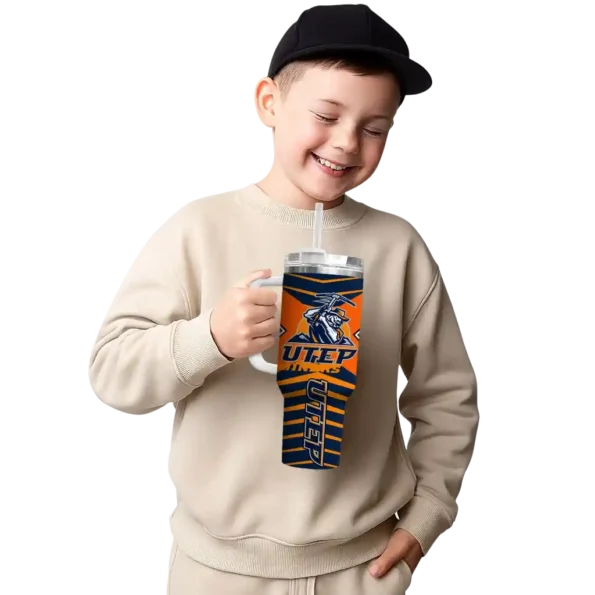 custom utep miners chevron layers blue curved tumbler latest model.webp