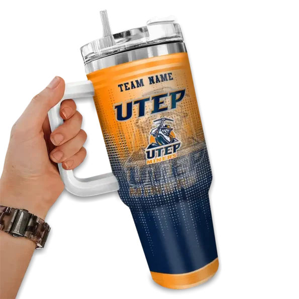 custom utep miners gradient dots blue curved tumbler fashion forward.webp