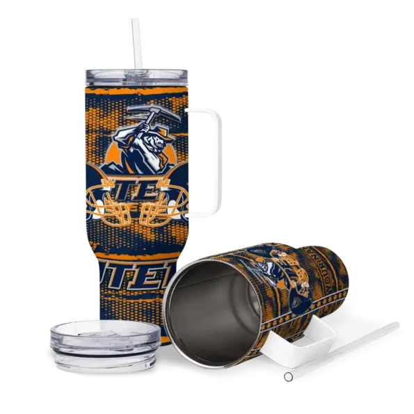 custom utep miners honey streaks blue curved tumbler high quality.webp