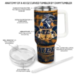 custom utep miners honey streaks blue curved tumbler best selling.webp
