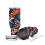 custom utsa roadrunners abstract paths orange curved tumbler best selling.webp