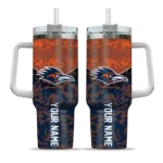 custom utsa roadrunners chevron stripe orange curved tumbler best selling.webp