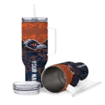 custom utsa roadrunners chevron stripe orange curved tumbler best selling.webp